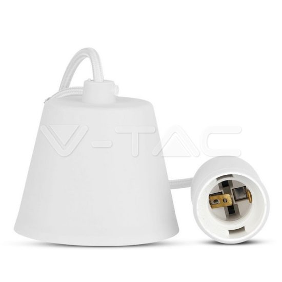 V-TAC E27 FÜGGESZTÉK / FEHÉR / VT-7228 wh 3477 V-TAC E27 FÜGGESZTÉK / FEHÉR / VT-7228 wh 3477