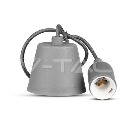 V-TAC E27 FÜGGESZTÉK / SZÜRKE / VT-7228 gr 3481 V-TAC E27 FÜGGESZTÉK / SZÜRKE / VT-7228 gr 3481