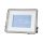 200W LED Reflektor SMD SAMSUNG Chip PRO-S fekete színű 6500K (V-TAC)