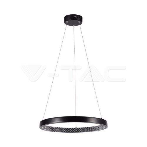 19W LED dizájner függőlámpa, fekete színű, 4000K (V-TAC)