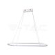 24W LED függőlámpa, fehér színű, 4000K, 80x20x100 cm (V-TAC)