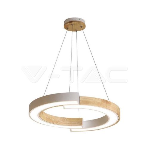 32W LED dizájner függőlámpa, fehér színű, 3000K, 43x100 cm (V-TAC)