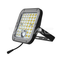   10W LED Napelemes reflektor LiFePo akkumulátorral 3.7V 4000K (V-TAC)