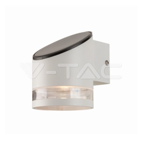 1W LED Napelemes fali lámpa SMD fehér színű IP44 3000K (V-TAC)