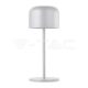 LED Asztali lámpa 2200mAH Akkumulátor D86*H210mm, fehér színű IP54 (V-TAC)