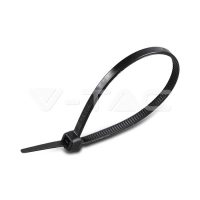   Kábelkötegelő fekete 2,5x200 mm (100db/csomag) - 11164 V-TAC