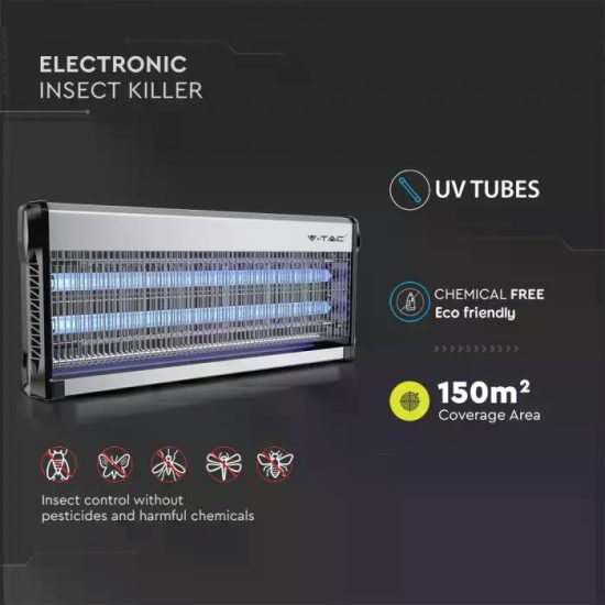 40W Elektromos rovarcsapda - 11182 V-TAC