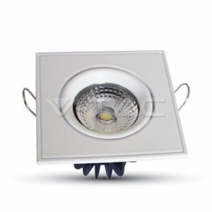   V-TAC LED MÉLYSUGÁRZÓ / 3W / forgatható / négyszög / 200 Lumen / VT-1103 hideg fehér 1121