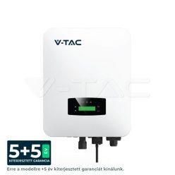   6kW Egyfázisú, hibrid napelem inverter, hálózati be-/ki kapcsolóval IP20 CT Kiegészítőkkel (V-TAC)