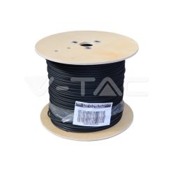 PV Kábel 6SQ fekete színű, napelemhez 500m. (V-TAC)