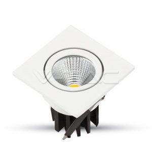   V-TAC LED MÉLYSUGÁRZÓ / 3W / forgatható / négyszög / 240 Lumen / VT-1104 hideg fehér 1186