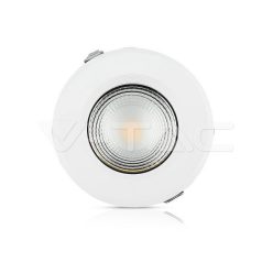 10W LED COB Mélysugárzó Kerek A++ 120 lm/W Hideg Fehér