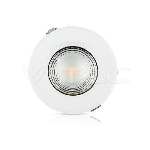 10W LED COB Mélysugárzó Kerek A++ 120 lm/W Hideg Fehér