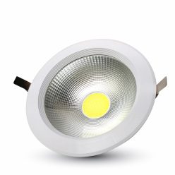 20W LED COB Mélysugárzó Kerek A++ 120 lm/W Meleg fehér