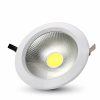 V-TAC LED MÉLYSUGÁRZÓ / 20W / kör / 2400 Lumen / VT-26100 nappali fehér 1274