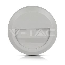   2W LED Lépcsővilágítás Szürke test Kerek Természetes Fehér