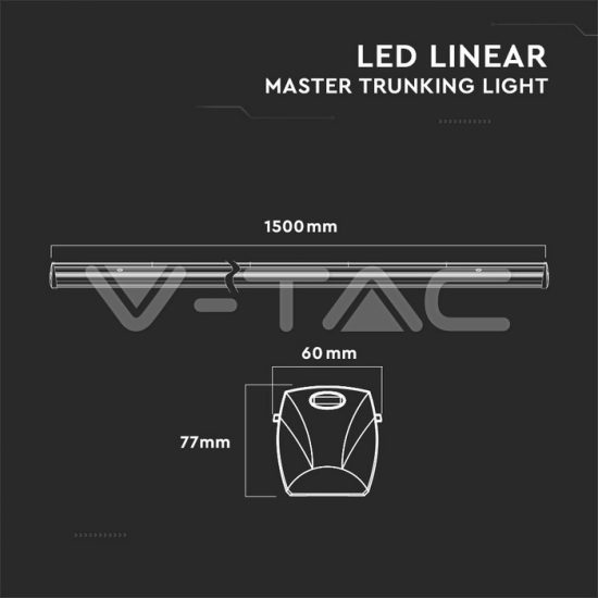 V-TAC LED LINEÁR LÁMPATEST / 50W / MESTER MODUL / VT-4551D / 8000Lm nappali fehér / 120° / 1361 V-TAC LED LINEÁR LÁMPATEST / 50W / MESTER MODUL / VT-4551D / 8000Lm nappali fehér / 120° / 1361