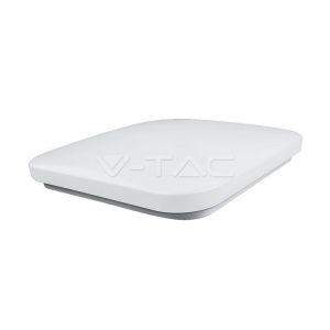   V-TAC LED SLIM MENNYEZETI LÁMPA / NÉGYSZÖG / 20W / VT-8074 / meleg fehér 1434