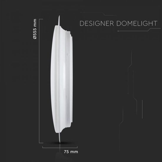 V-TAC LED MENNYEZETI DESIGN LÁMPA / KÖR / 60W / VT-8055 / dimmelhető 14551