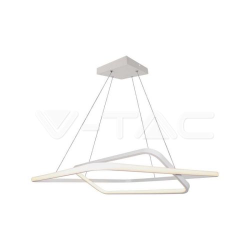 50W LED Egyedi dizájn függőlámpa 600 x 600 x 1200mm fehér színű 3000K Dimmelhető (V-TAC)