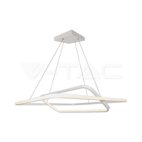 50W LED Egyedi dizájn függőlámpa 600 x 600 x 1200mm fehér színű 4000K Dimmelhető (V-TAC)