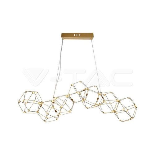 20W LED Egyedi dizájn lámpa ( L94.5*W32.5*H120CM) 3000K, arany színű (V-TAC)