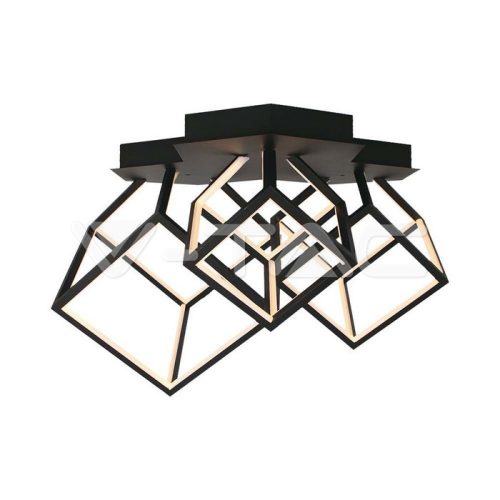 46W LED Egyedi dizájn lámpa 3000K fekete színű (V-TAC)