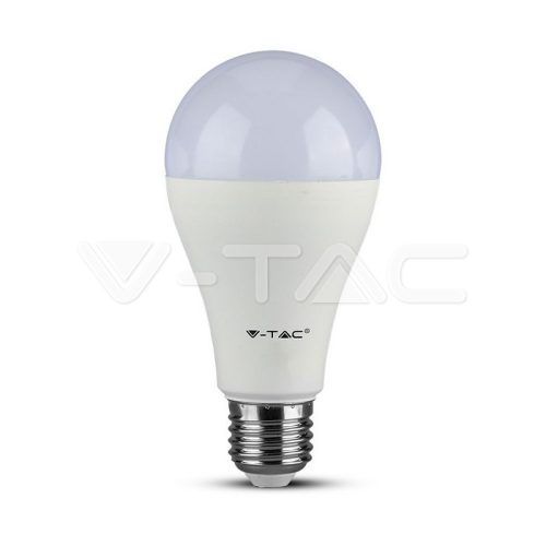 LED Izzó SAMSUNG Chip 17W E27 A65 műanyag meleg fehér