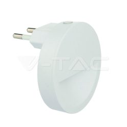   LED Éjszakai jelzőfény, beépített alkonykapcsolóval, kerek forma SAMSUNG Chip 4000K