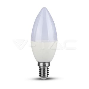   Dimmelhető 5,5W LED fényforrás gyertya E14 Samsung chip 3000K - PRO20045 V-TAC