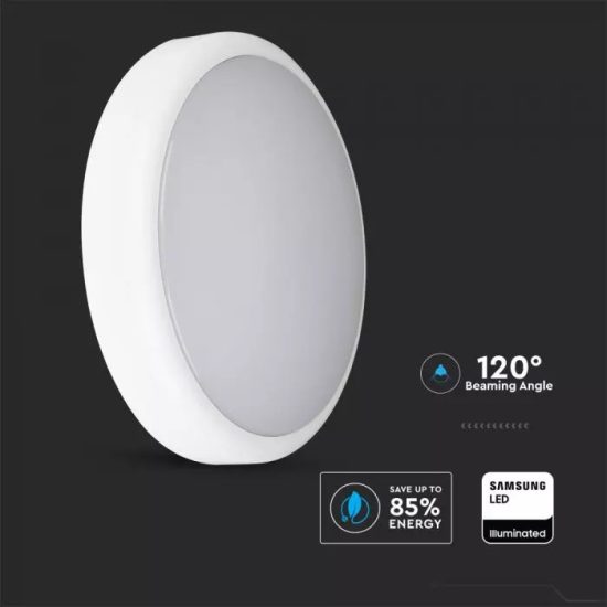 V-TAC LED MENNYEZETI LÁMPA / Samsung chip / fehér / 3 in 1 vezérlővel / 14W / VT-14 20088