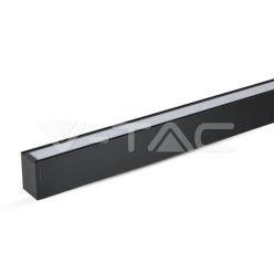   LED Lineáris lámpa SAMSUNG Chip 40W felületi, fekete színű 6400K (V-TAC)