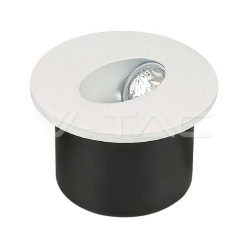 3W LED Lépcsővilágítás, kerek forma 4000K
