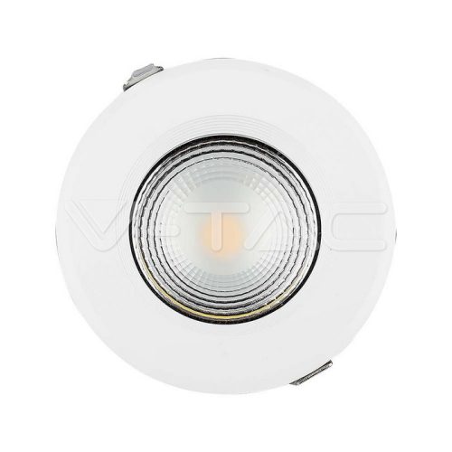 30W LED COB Mélysugárzó, kerek forma A++ 3000K