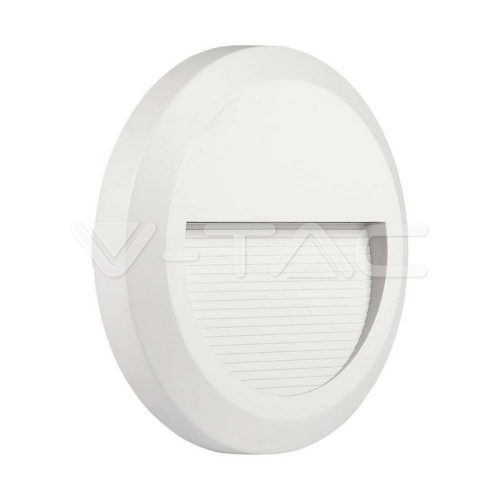 2W LED  Lépcsővilágítás, kerek forma, fehér színű 4000K