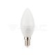 LED izzó SAMSUNG Chip 4.5W E14 gyertya foglalat 3000K