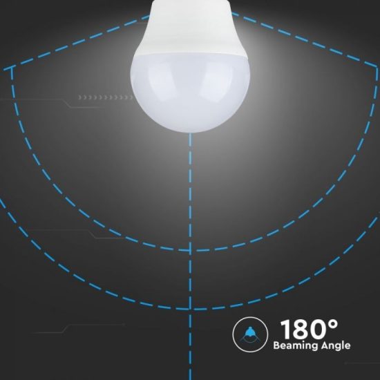 4,5W LED izzó Samsung chip E27 G45 3000K 5 év garancia - 21174 V-TAC