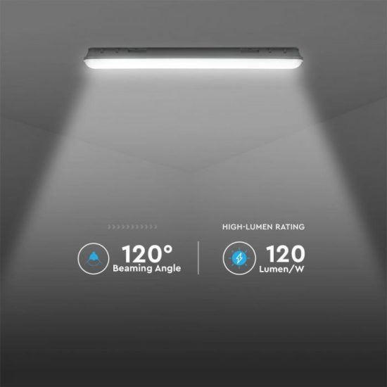 18W Sorolható LED Vízálló lámpa 60 cm Hideg fehér - 2120210 V-TAC