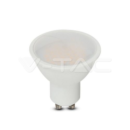 LED Spot izzó SAMSUNG Chip GU10 4.5W műanyag 110°D 6400K