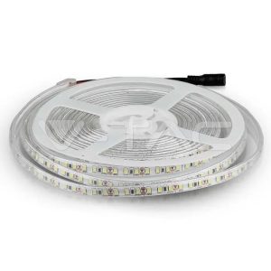   8W LED szalag 3528 - 120 LED/m Hideg fehér IP65 - 212037 (5 méter) V-TAC