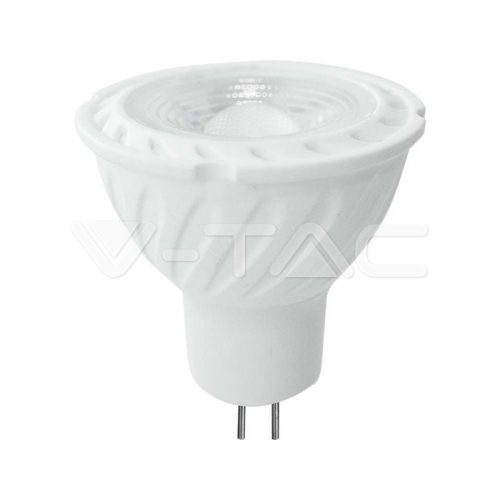 LED Spot izzó SAMSUNG Chip GU5.3 6.5W MR16 Riple Plastic 110° 3000K (V-TAC)