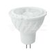 LED Spot izzó SAMSUNG Chip GU5.3 6.5W MR16 Riple Plastic 110° 3000K (V-TAC)