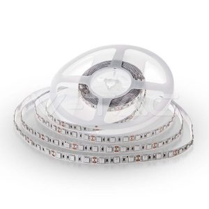   11W LED szalag 5050 - 60 LED/m Meleg fehér (nem vízálló) - 212122 (5 méter) V-TAC