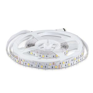   8W LED szalag 5050 - 60 LED/m RGB+CW (nem vízálló) - 212159 (5 méter) V-TAC