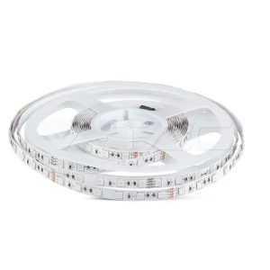   10W LED szalag 24V SMD5050 - 60 LED/m IP20 Meleg fehér - 212431 (5 méter) V-TAC