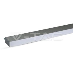   LED Lineáris lámpatest SAMSUNG Chip 40W függesztékkel, ezüst szín 4000K 1200x35x67mm (V-TAC)
