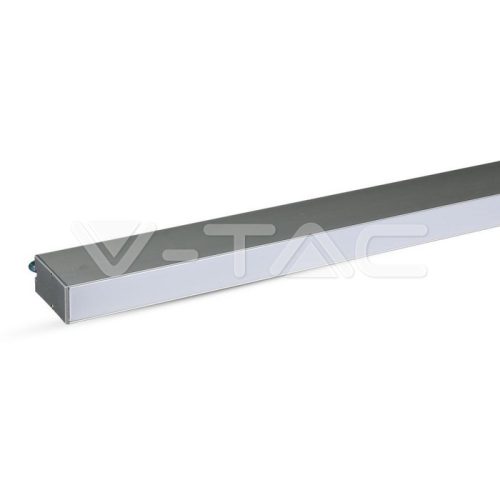 LED Lineáris lámpatest SAMSUNG Chip 40W függesztékkel, ezüst szín 4000K 1200x35x67mm (V-TAC)