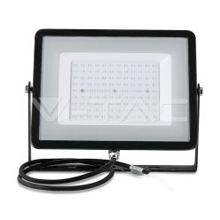   100W LED Reflektor SMD SAMSUNG Chip G2 fekete színű 4000K (V-TAC)