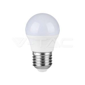 3,7W LED izzó E27 G45 3000K - 214160 V-TAC