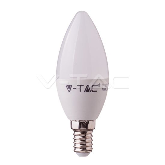 4,5W LED izzó gyertya E14 Meleg fehér - 2142151 V-TAC